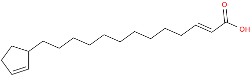 Tridecenoic acid, 13 (2 cyclopenten 1 yl) 